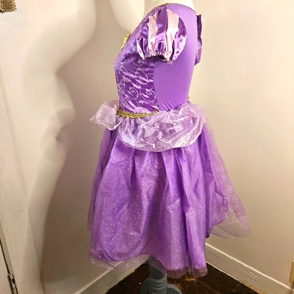 Disney Princess Rapunzel Costume Size 7/8 Medium‎ Purple Gown - Picture 4 of 14